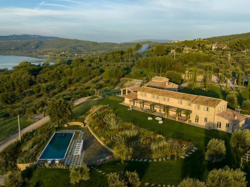 progetto architettura giardino lago Trasimeno