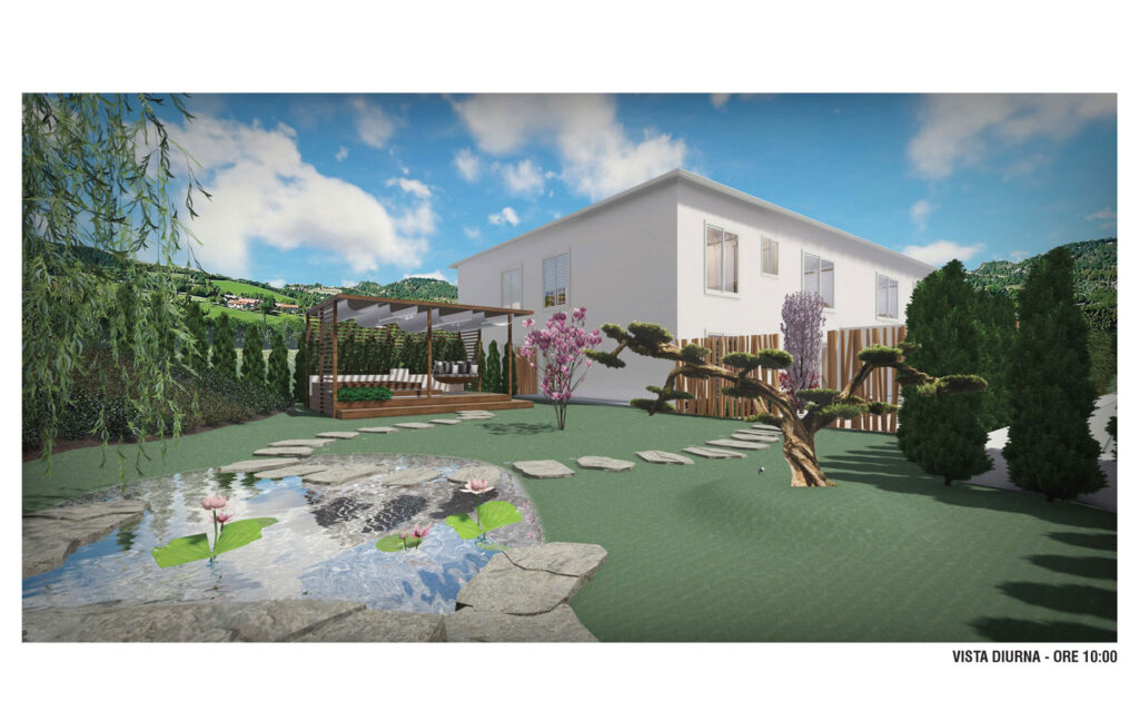 giardino giapponese progetto Aprus