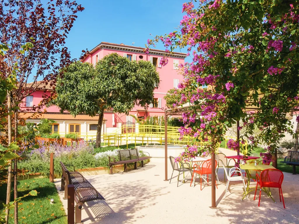 giardino sensoriale residenza per anziani perugia