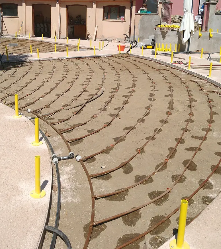 impianto di irrigazione giardino